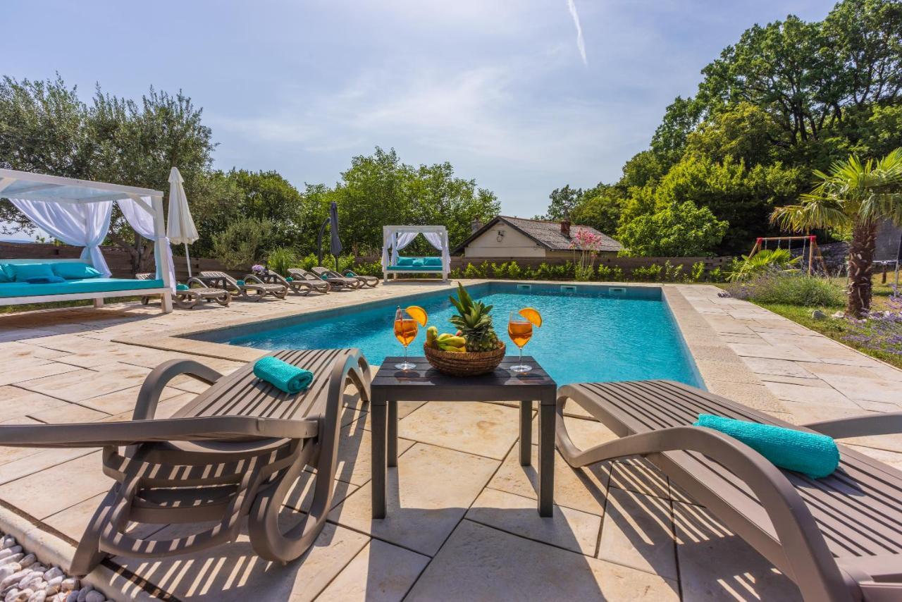 Villa Valentina - Private Pool 10X5, Whirpool And Sea View Bribir  Εξωτερικό φωτογραφία